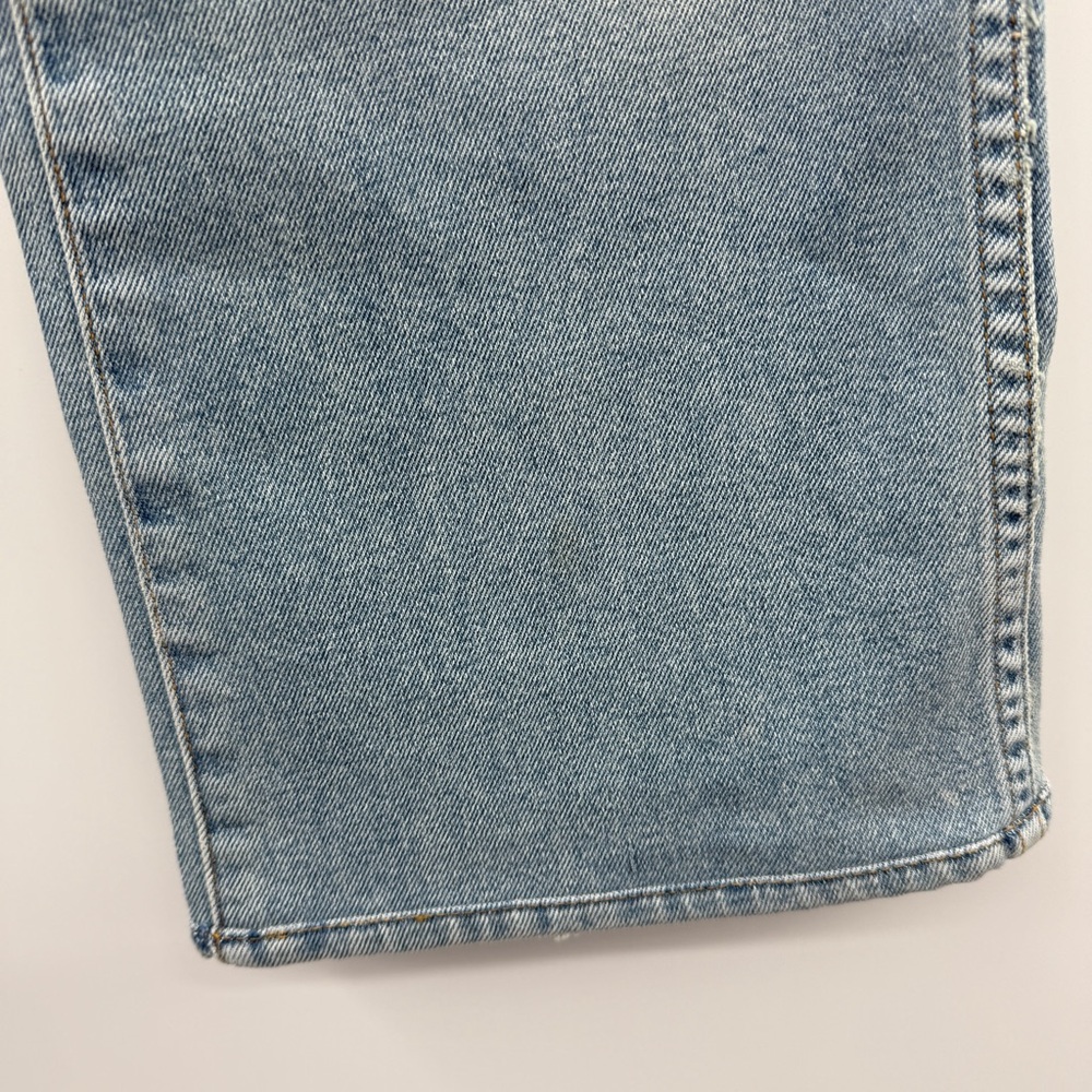 Khaite Vivian Vintage Blue Jeans Women’s Size 30 High Rise Bootcut Cropped Denim - Picture 9 of 12